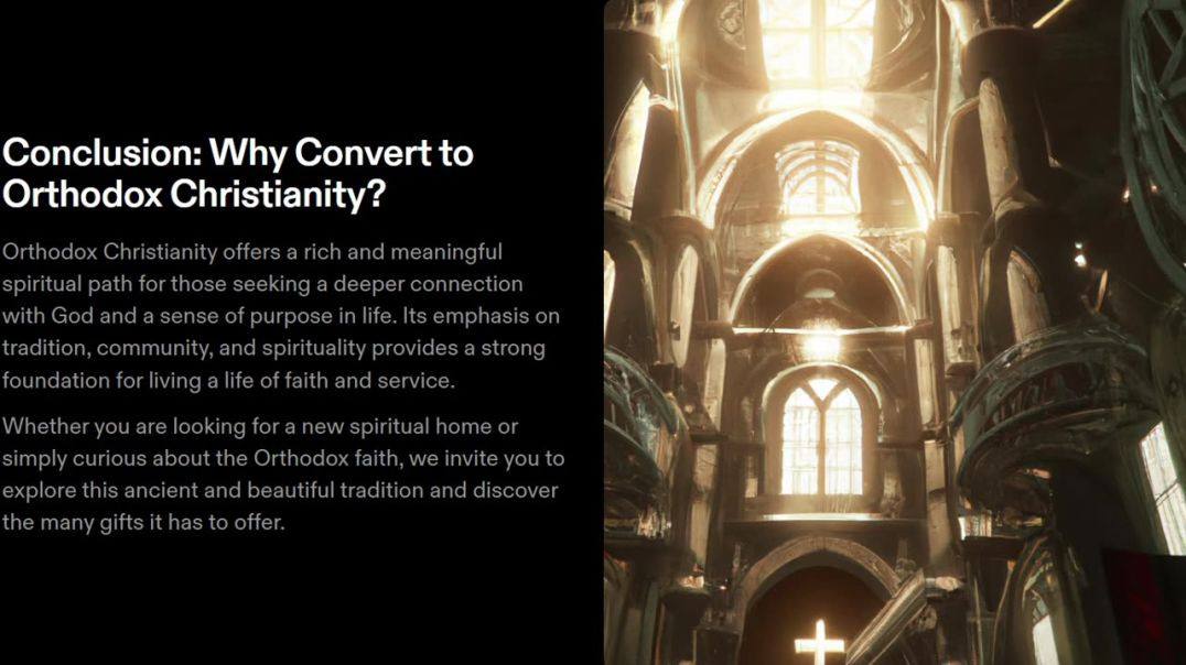 ⁣⁣Why you should convert Orthodox Christianity!