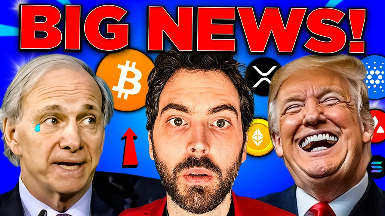 ⁣? BIG NEWS: Billionaire Investor Ray Dalio: “15% Bitcoin Portfolio NOW” + 5 Altcoins (XRP SUI ETH)