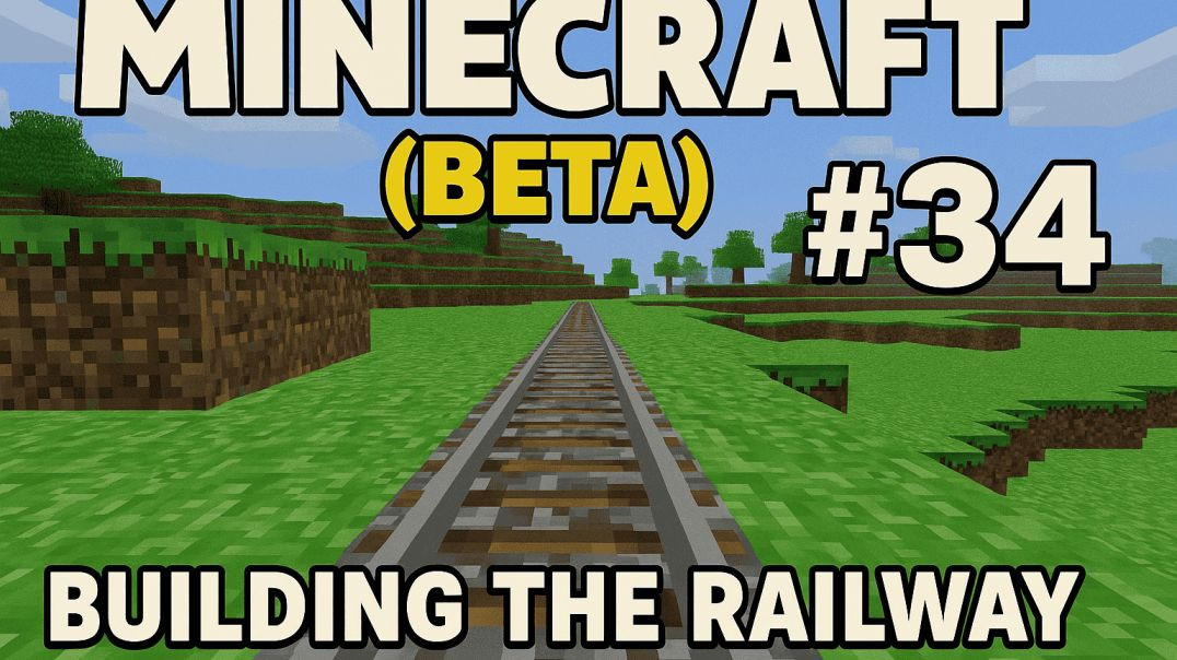 ⁣Minecraft (Beta) #34: Building the Railway