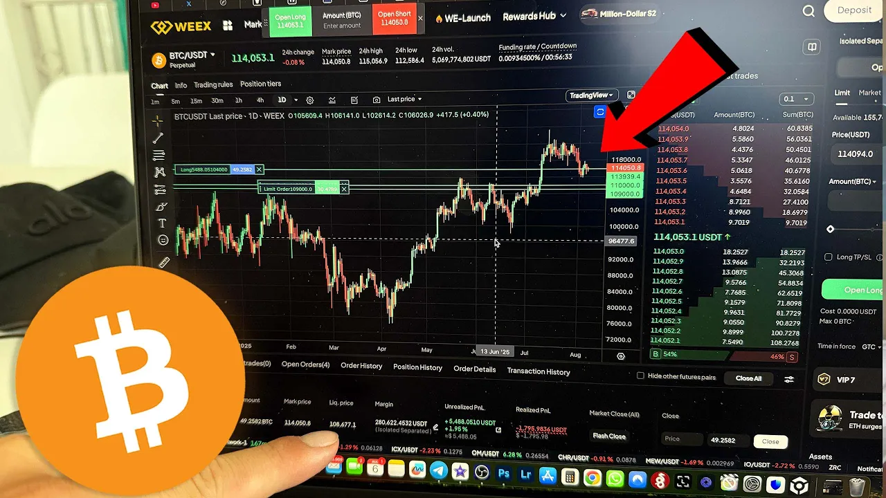 ⁣I AM $5 MILLION LONG ON BITCOIN... here is why
