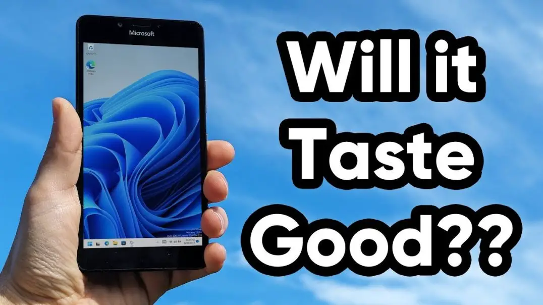 Installing Windows 11 on a Lumia 950