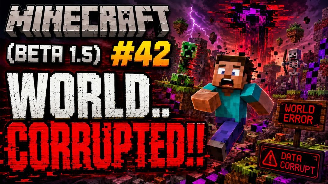 Minecraft (Beta 1.5) #42: World.. Corrupted!!