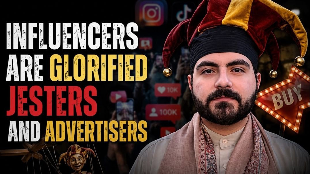 ⁣Influencers are Glorified Jesters and Advertisers